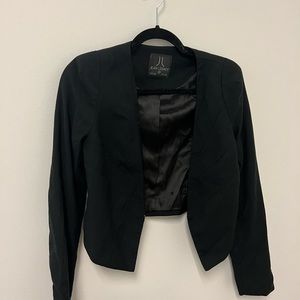 cropped blazer